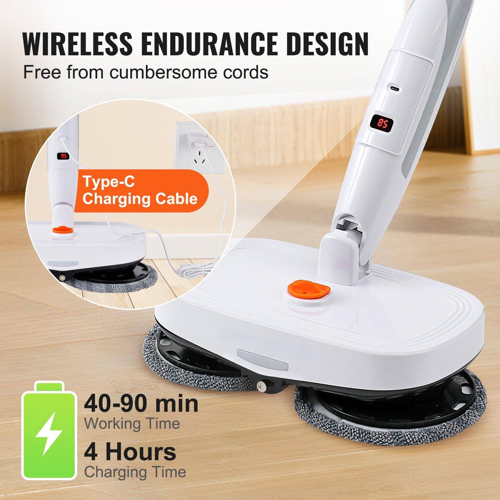 WIRELESS ENDURANCE DESIGN  
Free from cumbersome cords  

Type-C Charging Cable  

40-90 min Working Time  
4 Hours Charging Time