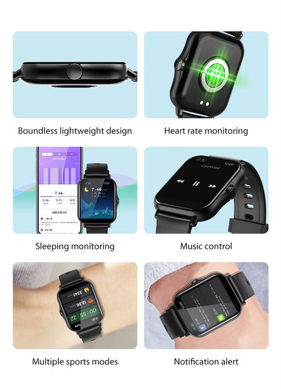 Boundless lightweight design  
Heart rate monitoring  
Sleeping monitoring  
Music control  
Multiple sports modes  
Notification alert