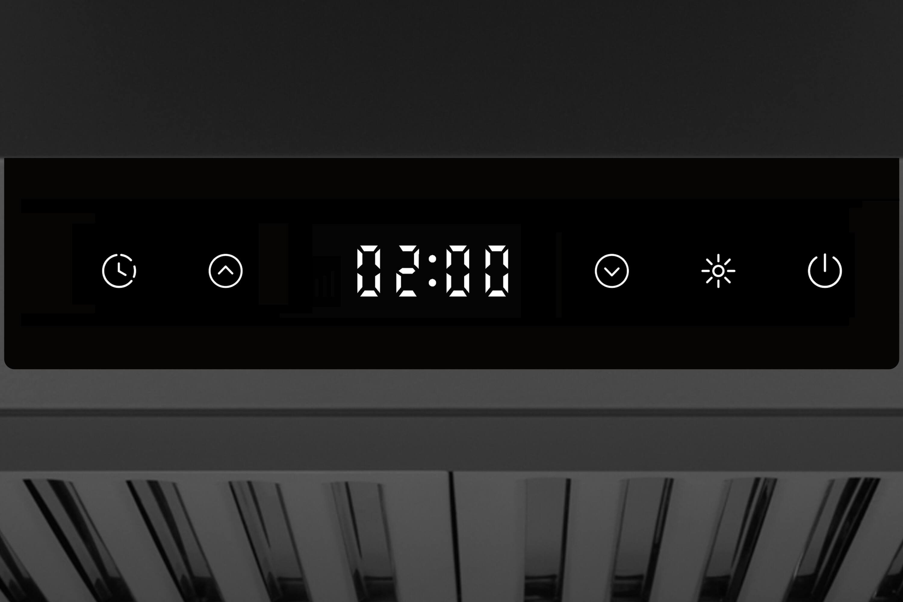 Alt View 4. Hauslane - Hauslane Range Hood Wall Mount 30" Ducted or Ductless Kitchen Vent Hood - WM538 - Matte Black.