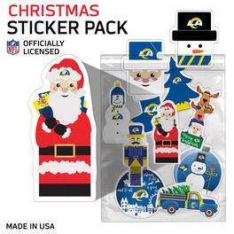 Fan Creations - Los Angeles Rams Holiday Sticker Set - Multicolor