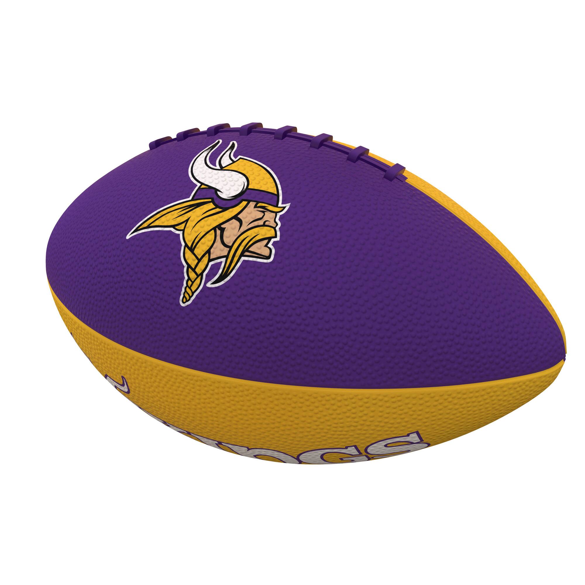 Logo Brands - Minnesota Vikings Pinwheel Logo Junior Football - Multicolor