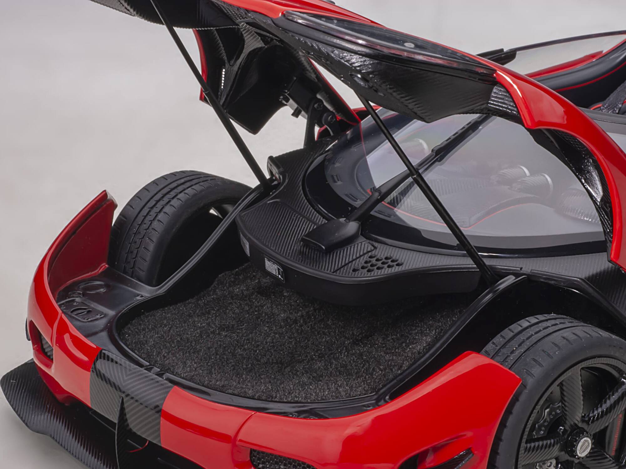 Alt View 2. Autoart - Koenigsegg Agera RS Chili Red with Black Accents 1/18  Model Car by Autoart.