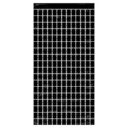 Beistle - Metallic Square Curtain - Black