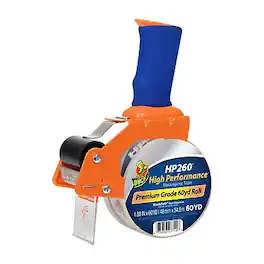 Duck - BladeSafe HP260 Heavy Duty Packing Tape with Dispenser, 1.88" x 60 yds - Clear