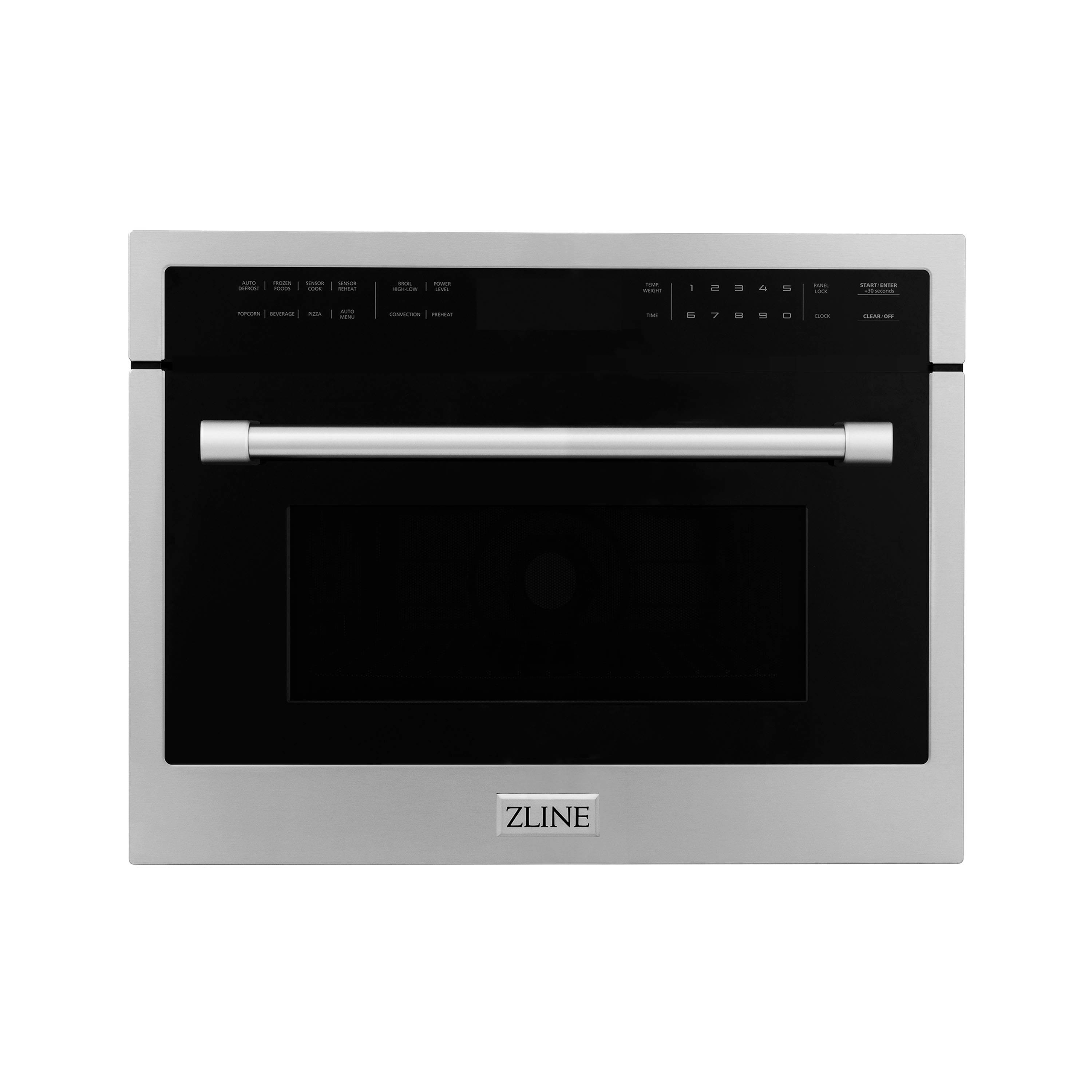 ZLINE - 24" Convection Microwave Oven with Speed Cook - Stainless Steel - Front_Zoom