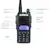 Antenna
Knob (ON/OFF, volume)
Flashlight
LED indicator
BAOFENG
PTT-A
PTT-B
Microphone
SK-side key1/F
SK-side key2/M
Dual Band FM Transceiver
Y C
463.325
452.125
Battery latch
Speaker
Accessory jack
LCD
MENU
1 STEP
2 TXP
3 SAVE
4 VOX
5 WN
6 ABR
7 TDR
8 BEEP
9 TOT
SCAN
0 SQL
EXTAB