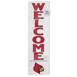 Jardine - Louisville Cardinals 10'' x 35'' Indoor/Outdoor Welcome Sign - Red