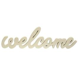BreeBe - *Hanging Script Welcome Sign - Ivory