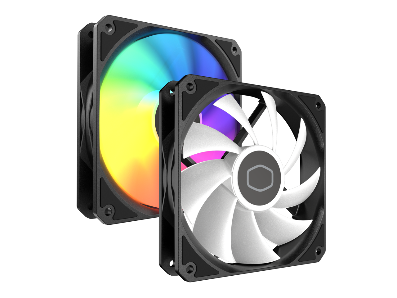 Alt View 2. Cooler Master - Cooler Master MF120 Lite | Liquid & Air Cooler, 120mm aRGB, PWM, PBT Frame - RGB.