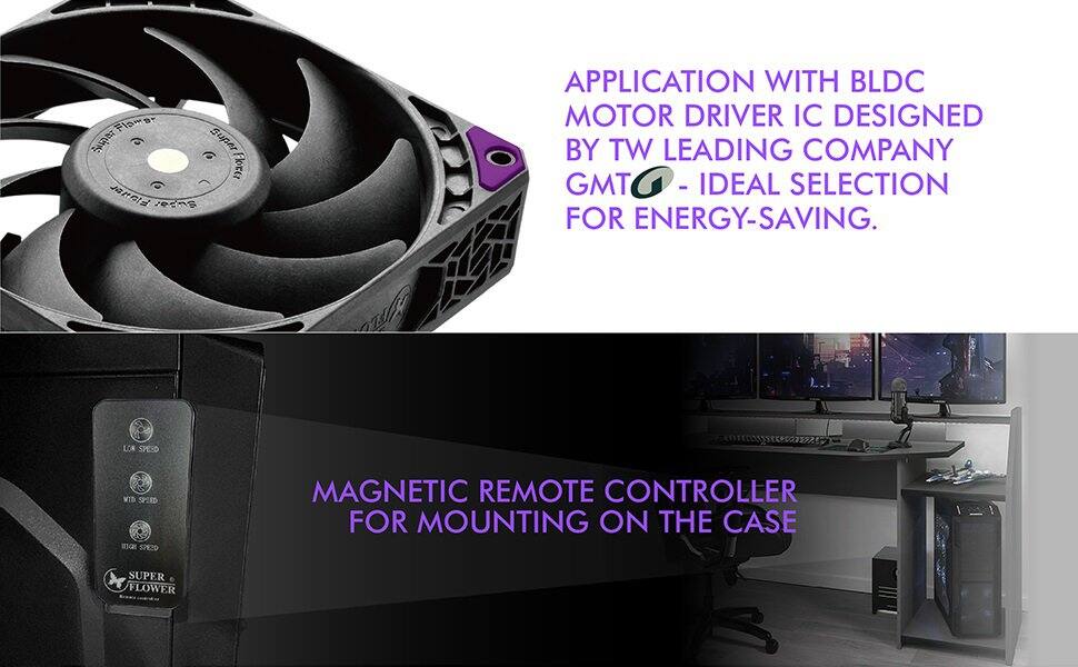 APPLICATION WITH BLDC MOTOR DRIVER IC DESIGNED BY TW LEADING COMPANY GMT - IDEAL SELECTION FOR ENERGY-SAVING.

MAGNETIC REMOTE CONTROLLER FOR MOUNTING ON THE CASE