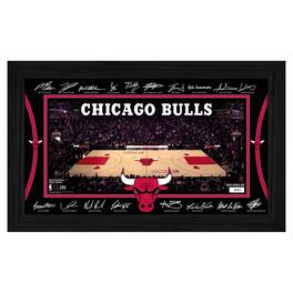 Highland Mint - Chicago Bulls 2025 Signature Court Framed Picture - Multicolor