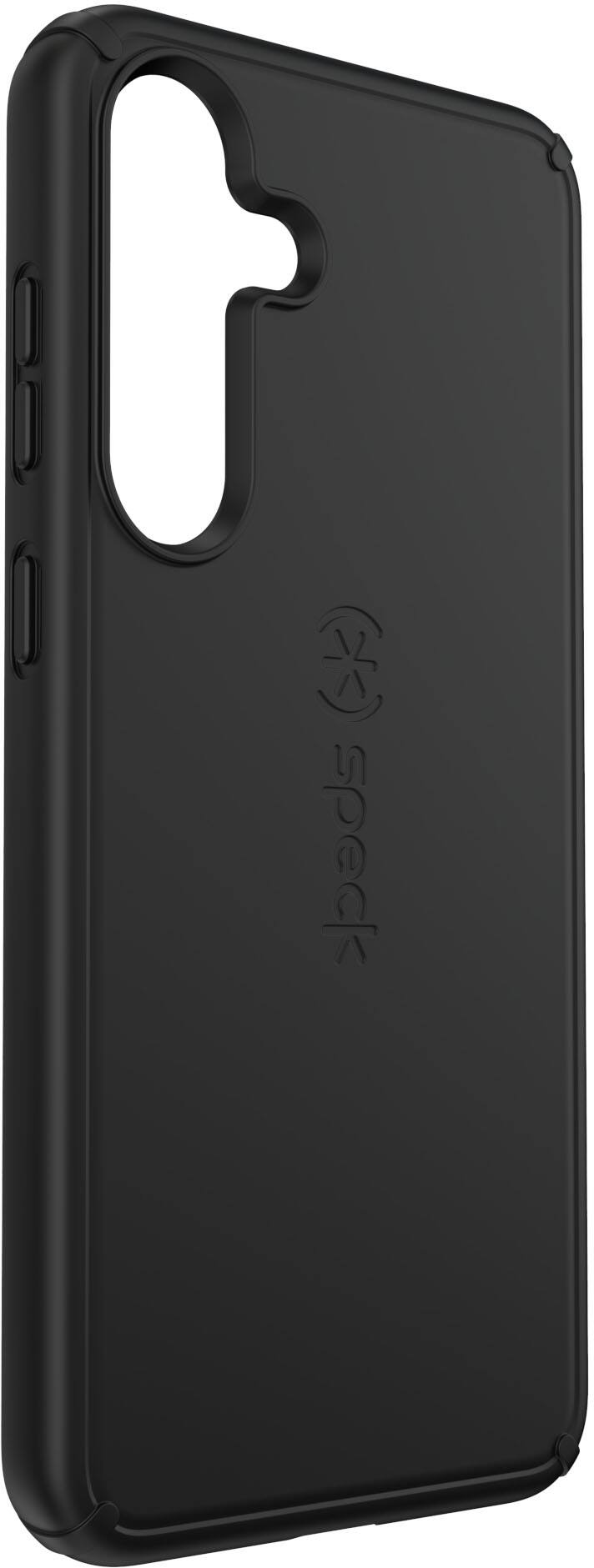 Angle. Speck - ImpactHero Slim Case for  Samsung Galaxy S25 FE - Black.