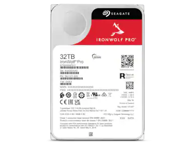 Seagate IronWolf Pro 32TB NAS Internal Hard Drive with Rescue Data Seagate IronWolf Pro 32TB NAS Internal Hard Drive with Rescue Data