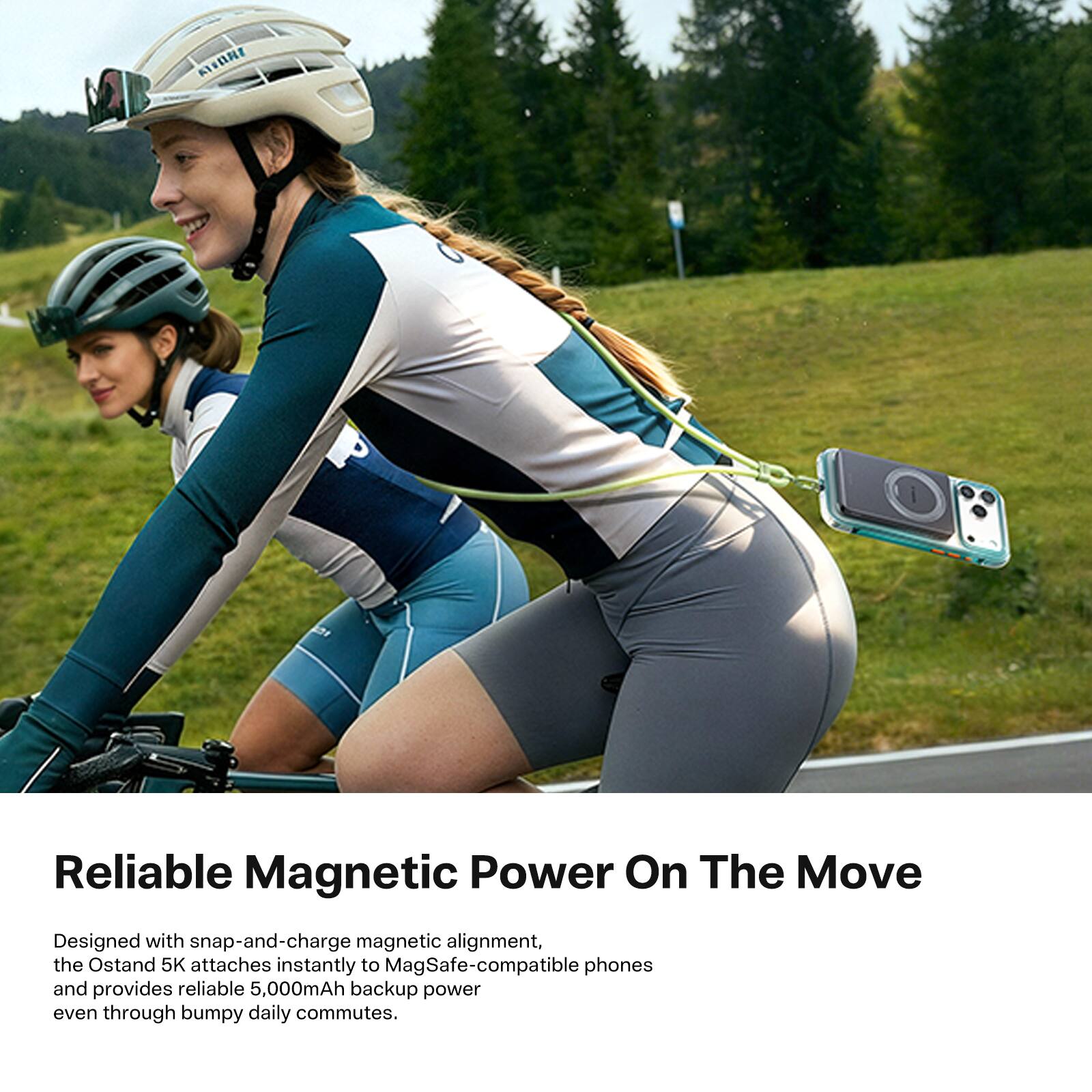 Reliable Magnetic Power On The Move

Designed with snap-and-charge magnetic alignment, the Ostand 5K attaches instantly to MagSafe-compatible phones and provides reliable 5,000mAh backup power even through bumpy daily commutes.