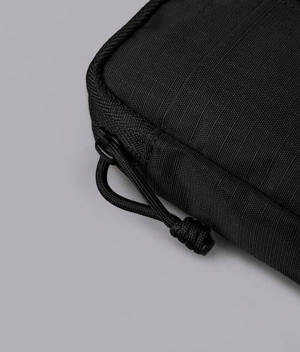 Alt View 6. ALPAKA - HUB Pouch V2 - RFID Wallet Organizer Pouch - Compact pocket EDC for cash, cards & small essentials - Black Axoflux 210D.