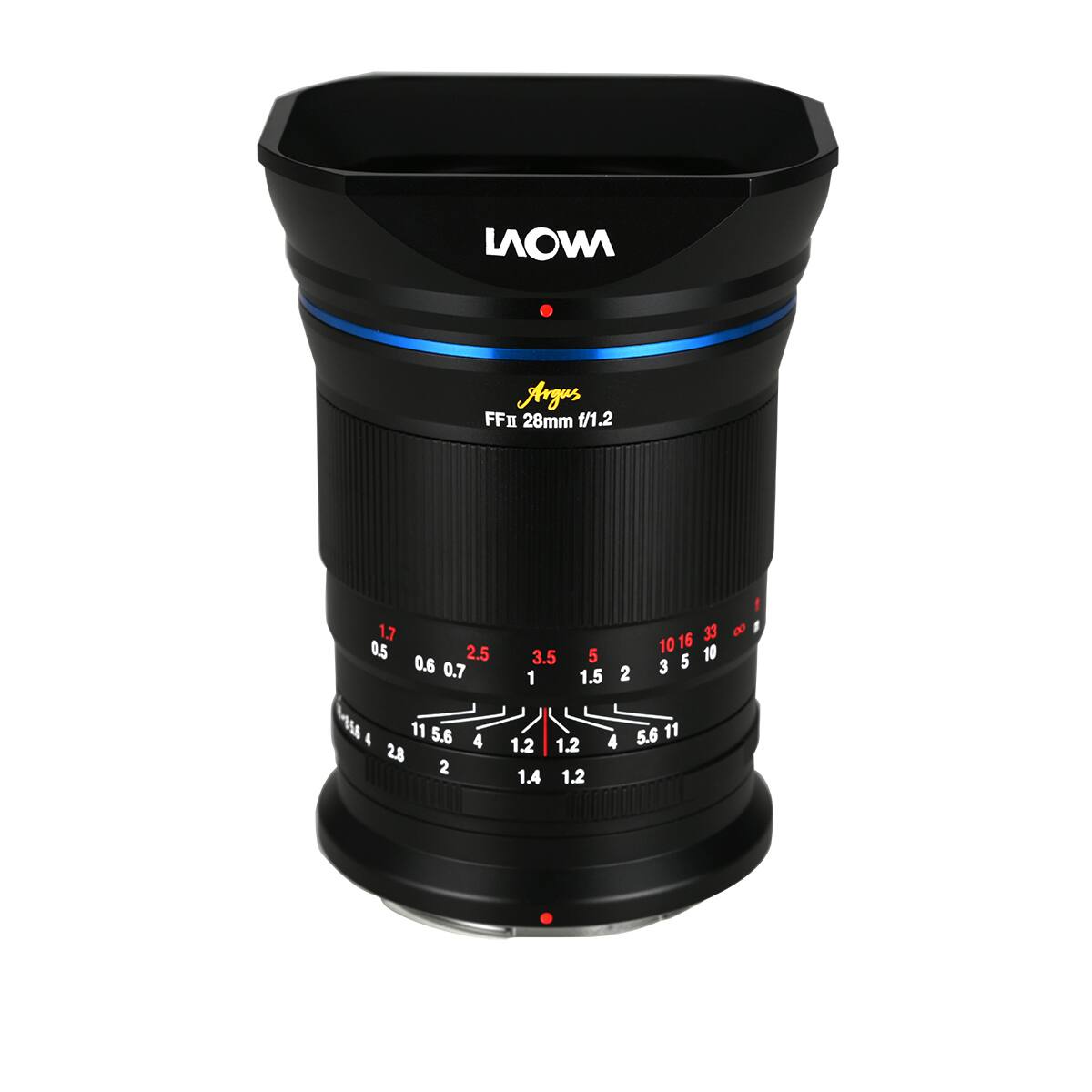 LAOWA Argus FFII 28mm 1/1.2 1.7 0.5 2.5 0.6 0.7 M 11 5.6 4 2.8 2 16 33 10 10 3.5 5 5 2 3 1 1.5 5.6 11 1.2 1.2 4 1.4 1.2 I S f