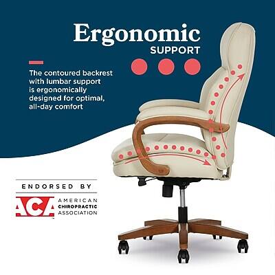 Ergonomic SUPPORT

The contoured backrest with lumbar support is ergonomically designed for optimal, all-day comfort

ENDORSED BY AMERICAN ACA ASSOCIATION CHIROPRACTIC