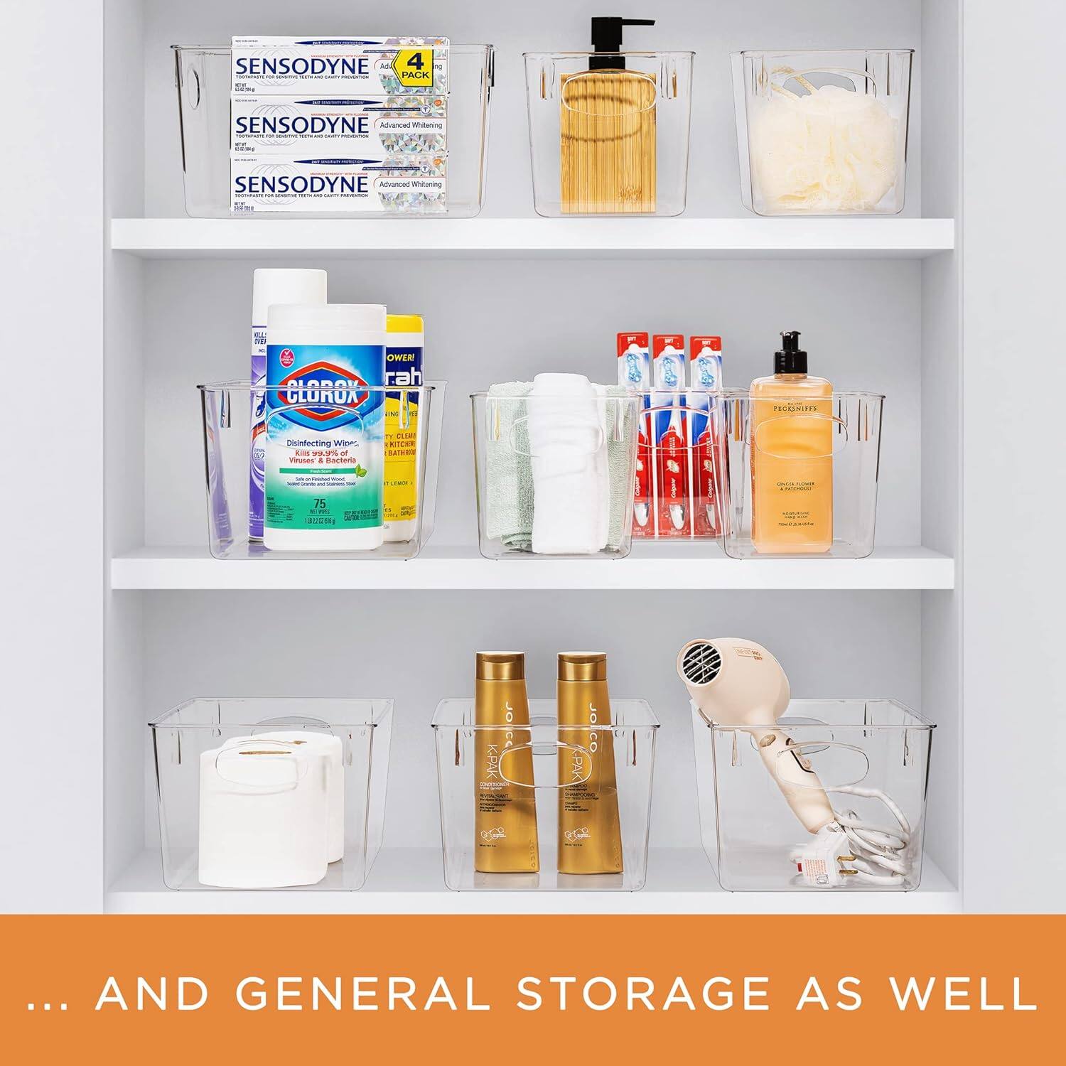 SENSODYNE 4 PACK  
SENSODYNE  
Advanced Whitening  
SENSODYNE  
GLOREX  
Disinfecting Wipes  
75  
... AND GENERAL STORAGE AS WELL