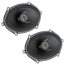 Front. Cerwin Vega - Cerwin-Vega XED57 - XED 5"X7" 2-Way Coaxial Speaker Set - Black/Gray.