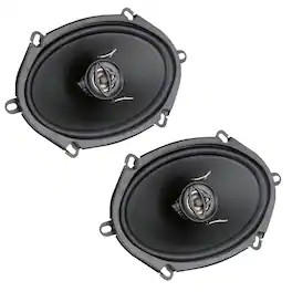Cerwin Vega - Cerwin-Vega XED57 - XED 5"X7" 2-Way Coaxial Speaker Set - Black/Gray