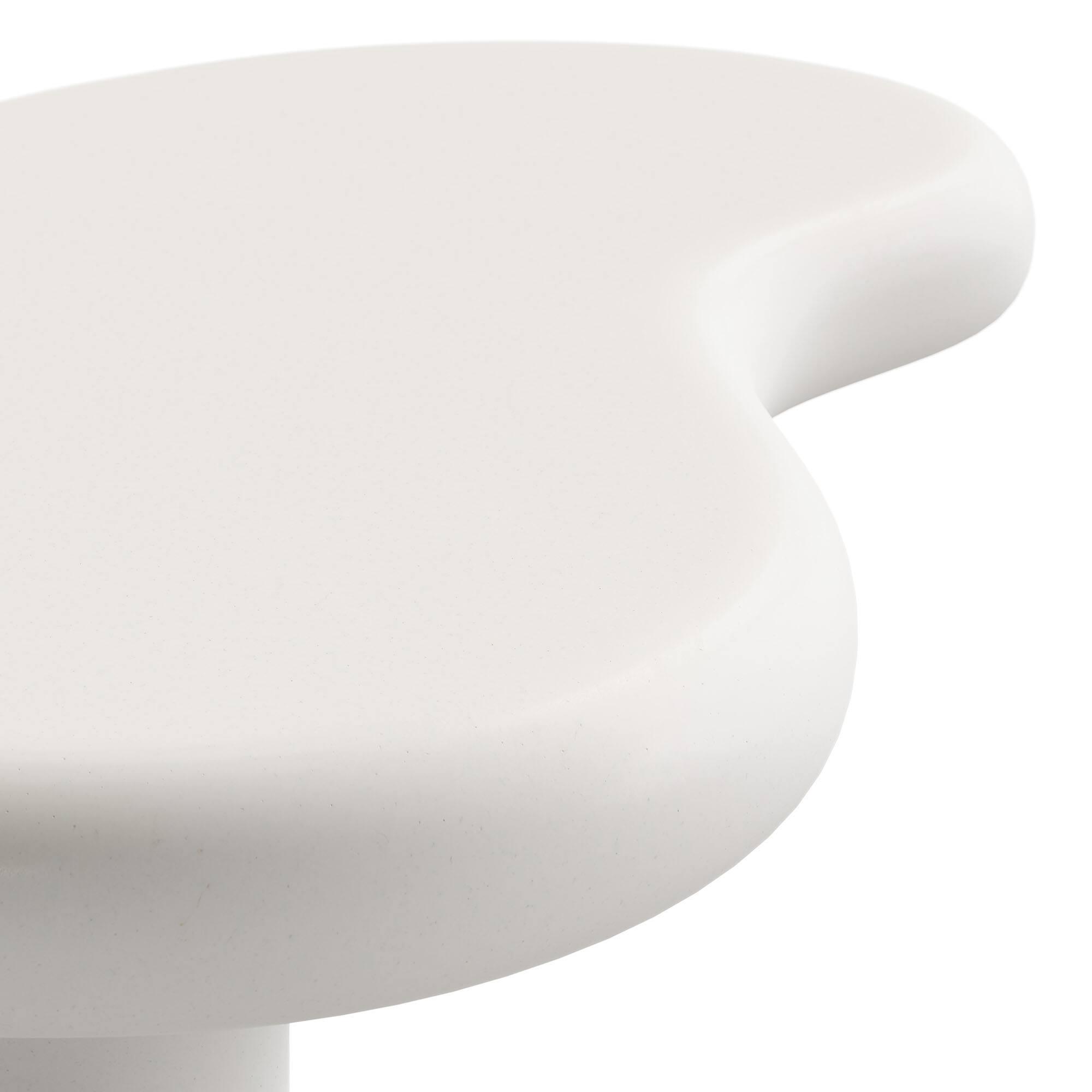 Alt View 8. Modway - Elowen Outdoor Patio Coffee Table by Modway - White.