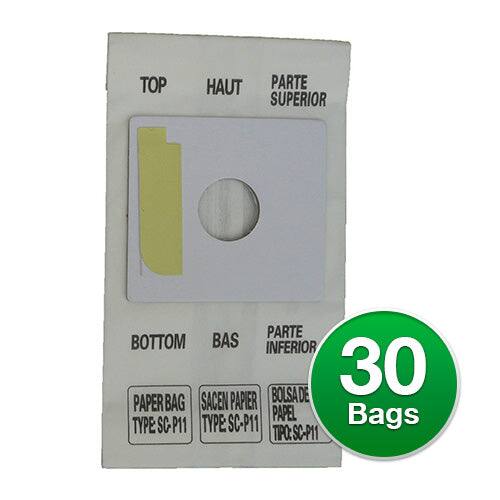 - TOP
- HAUT
- PARTE SUPERIOR

- BOTTOM
- BAS
- PARTE INFERIOR

- PAPER BAG
- SAC EN PAPIER
- BOLSA DE PAPEL
- TIPO: SC-P11

- 30 Bags