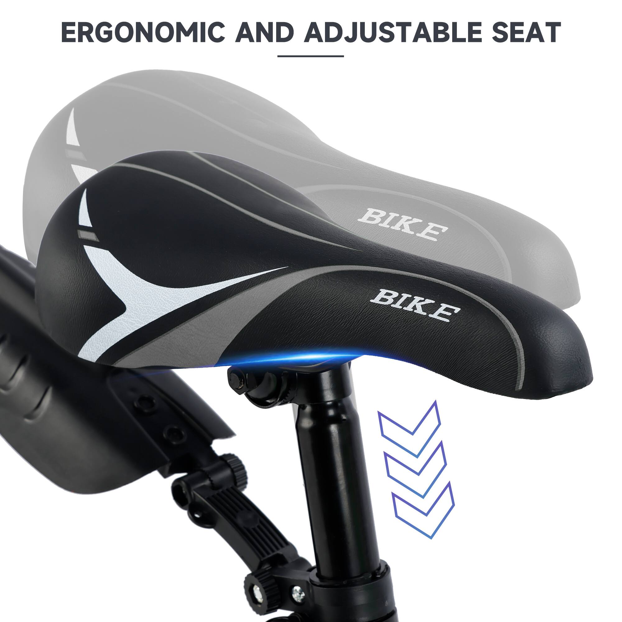 ERGONOMIC AND ADJUSTABLE SEAT

BIKE

BIKE