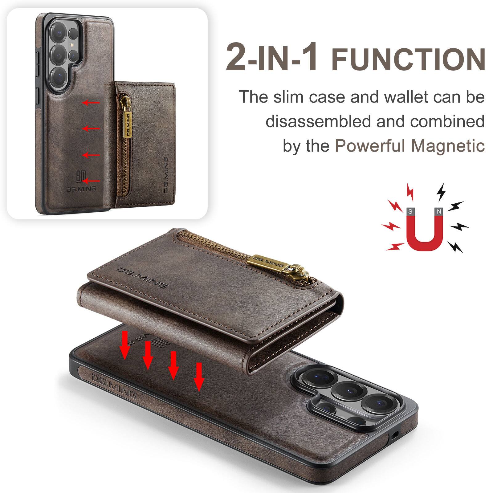 80 Tt ONIWDE DG.MING 0 SHMI 2-IN-1 FUNCTION

The slim case and wallet can be disassembled and combined by the Powerful Magnetic

S N U 2E MNE E DG DE.MING
