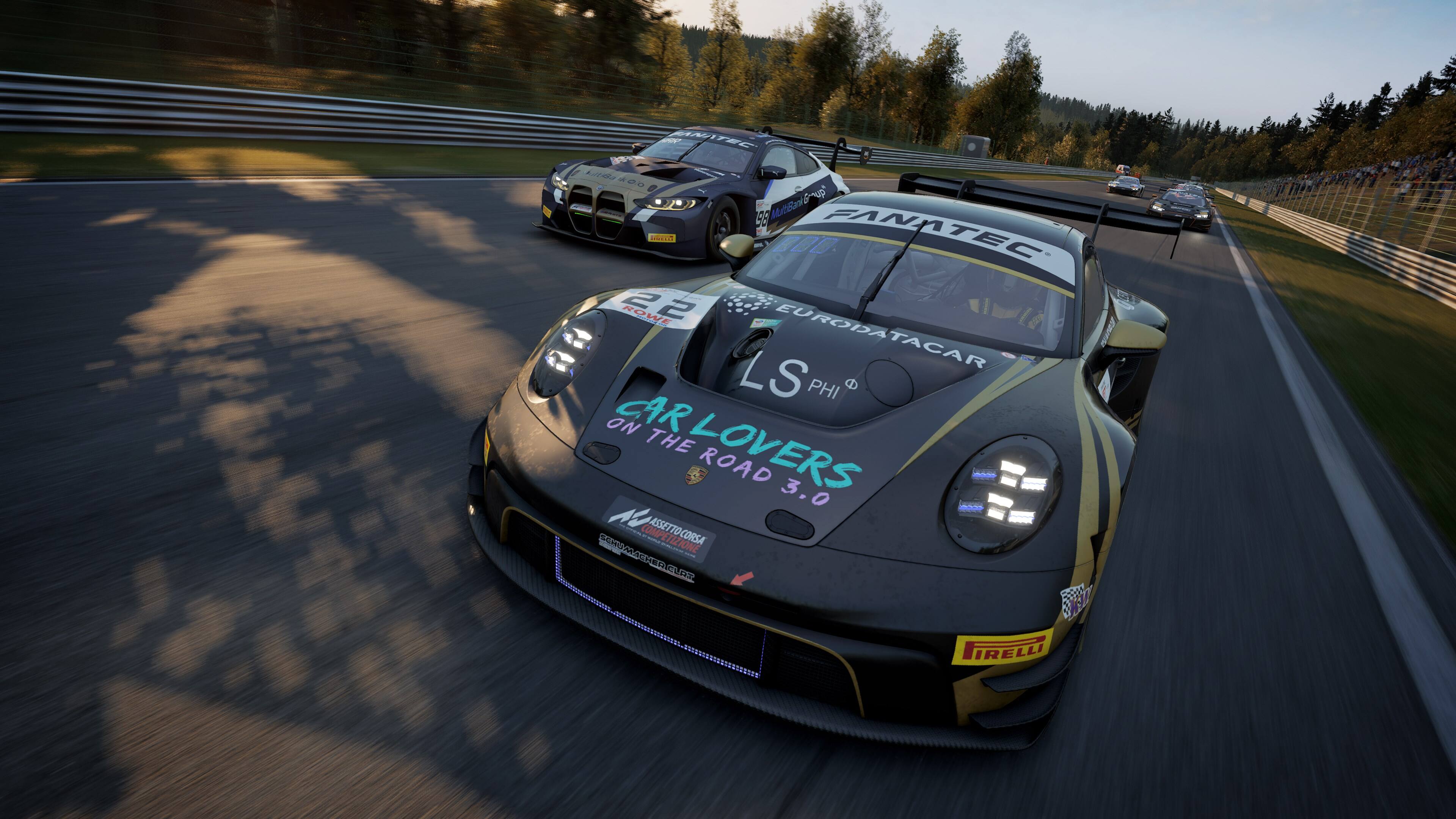 BAITEC 400 O p 9 tas DOCE BOD. FANATEC 22 2 ROWE EUROPATACAR LS PHI ON CAR THE LOVERS ROAD 3.0 M COMP ASSETTOCORSA COO -- ETIZIONE - AEES A - D2 PIRELLI