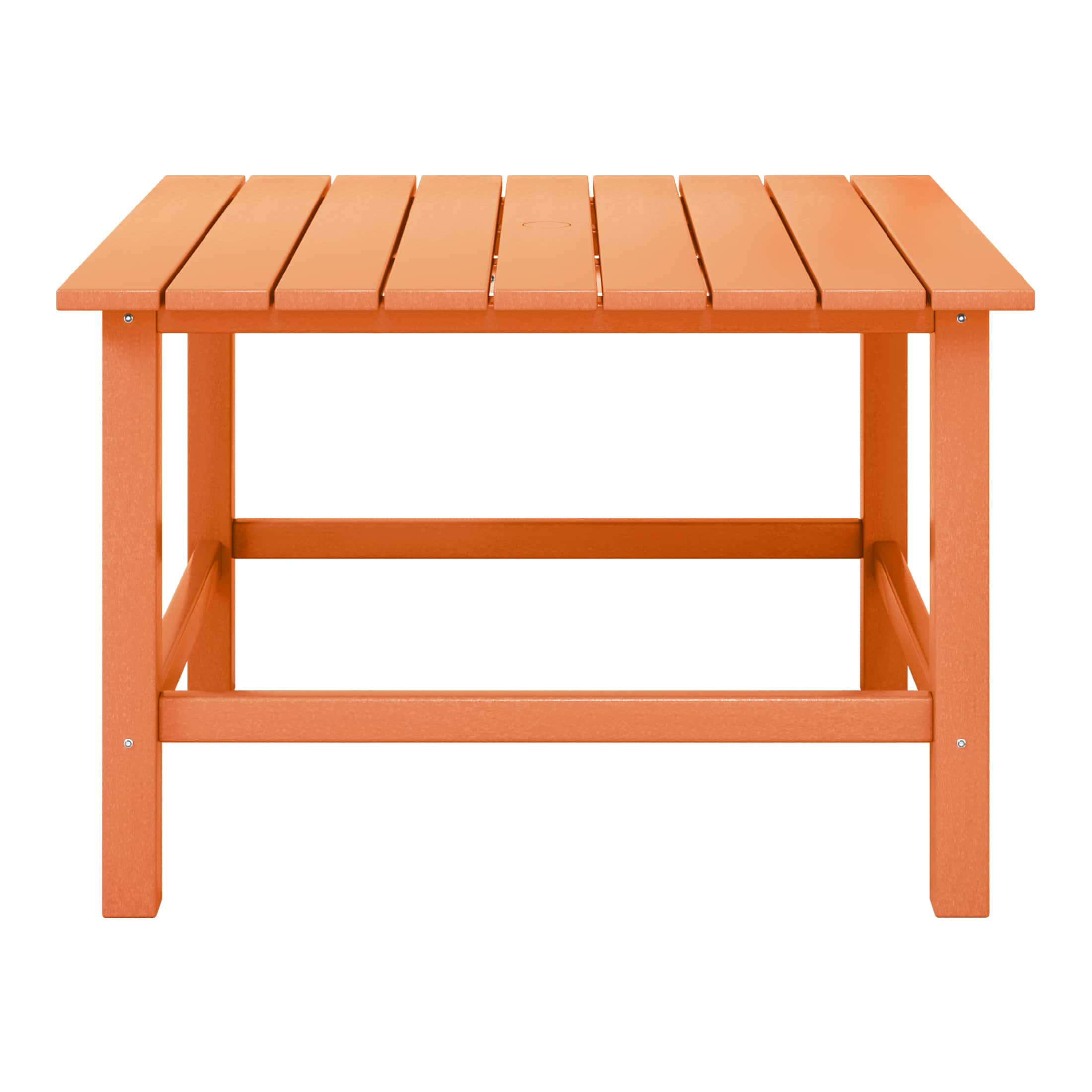 "WestinTrends - Malibu Kids Outdoor Patio Furniture HDPE 30"" Wide Square Dining Table - Orange" price history on PriceWatchPro