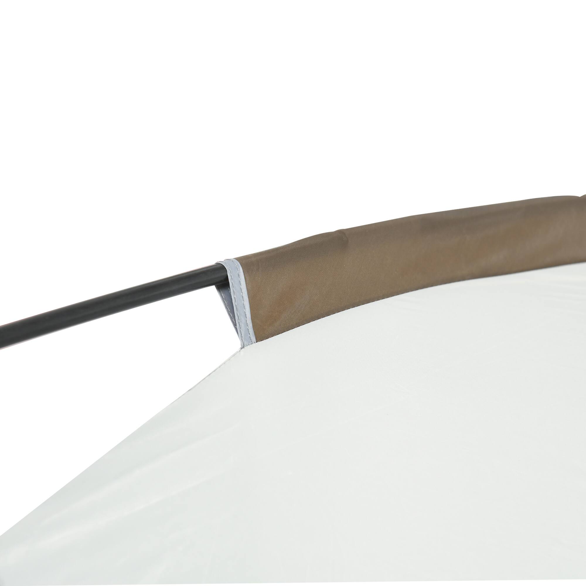 Alt View 8. Outsunny - 10' x 10' Screen House Room, UV50+ Screen Tent with 2 Doors and Carry Bag, Easy Setup - White.