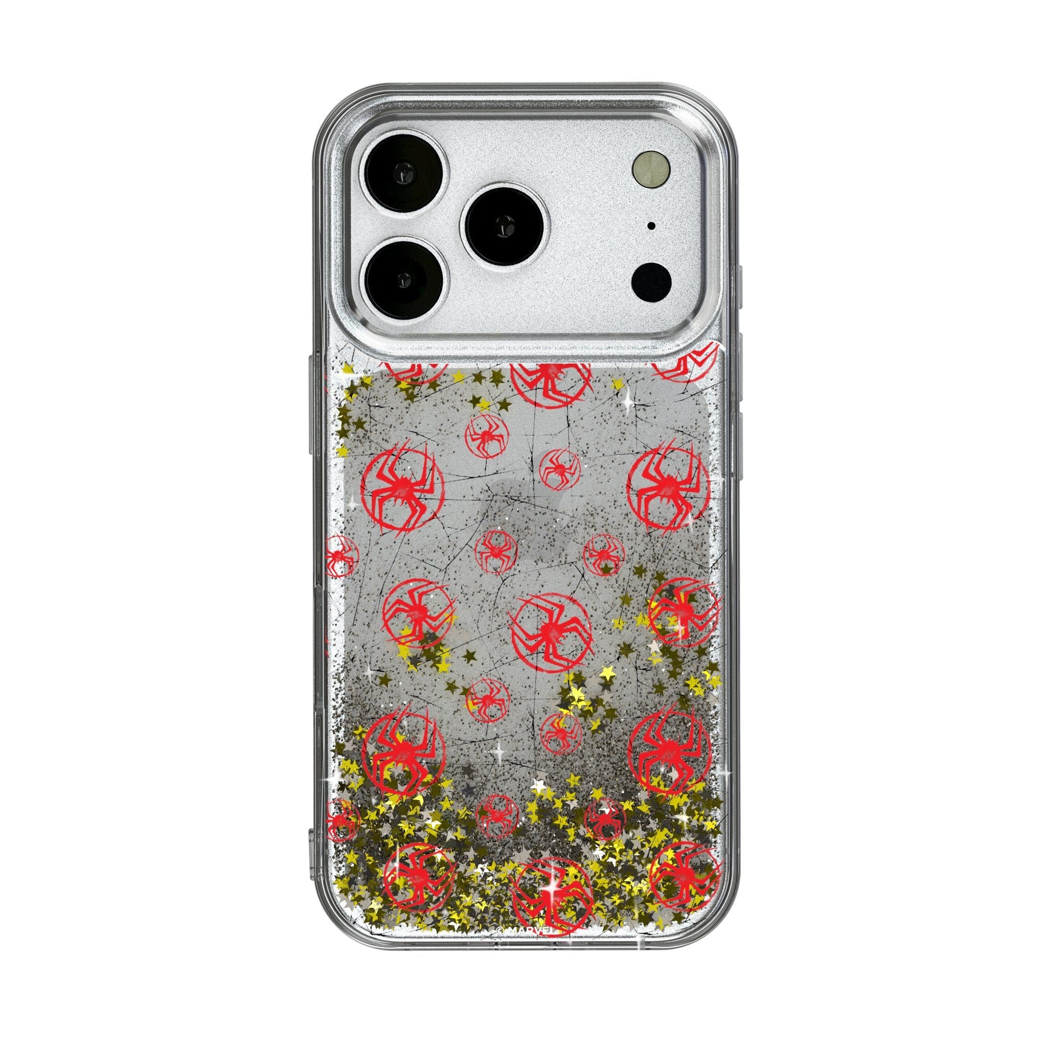 Keyscaper - Marvel Pattern Glitter Phone Case - Apple iPhone 17 Pro Max - Miles Morales