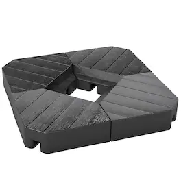Outsunny - Umbrella Base Outdoor Umbrella Weights - Black