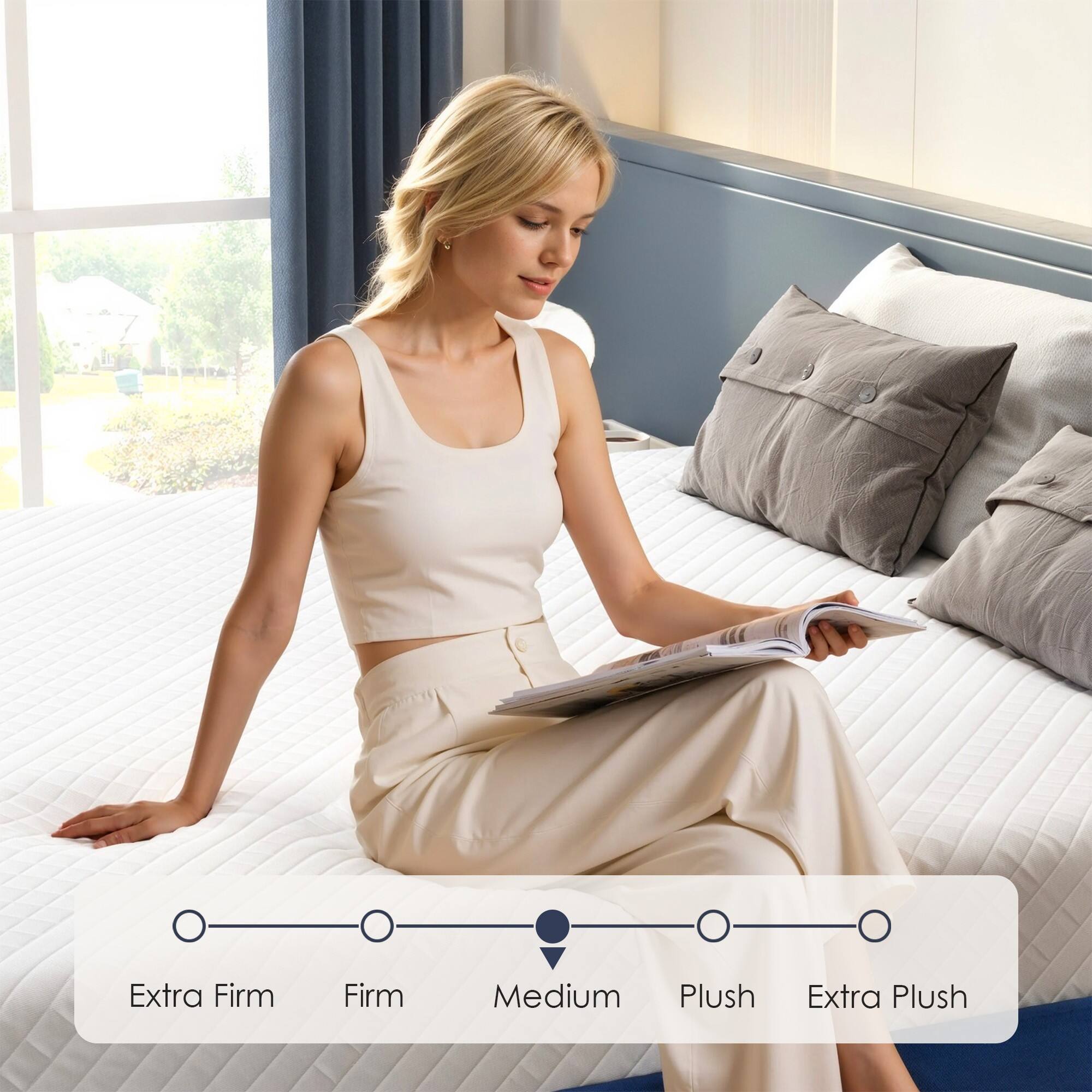 Extra Firm Firm Medium Plush Extra Plush