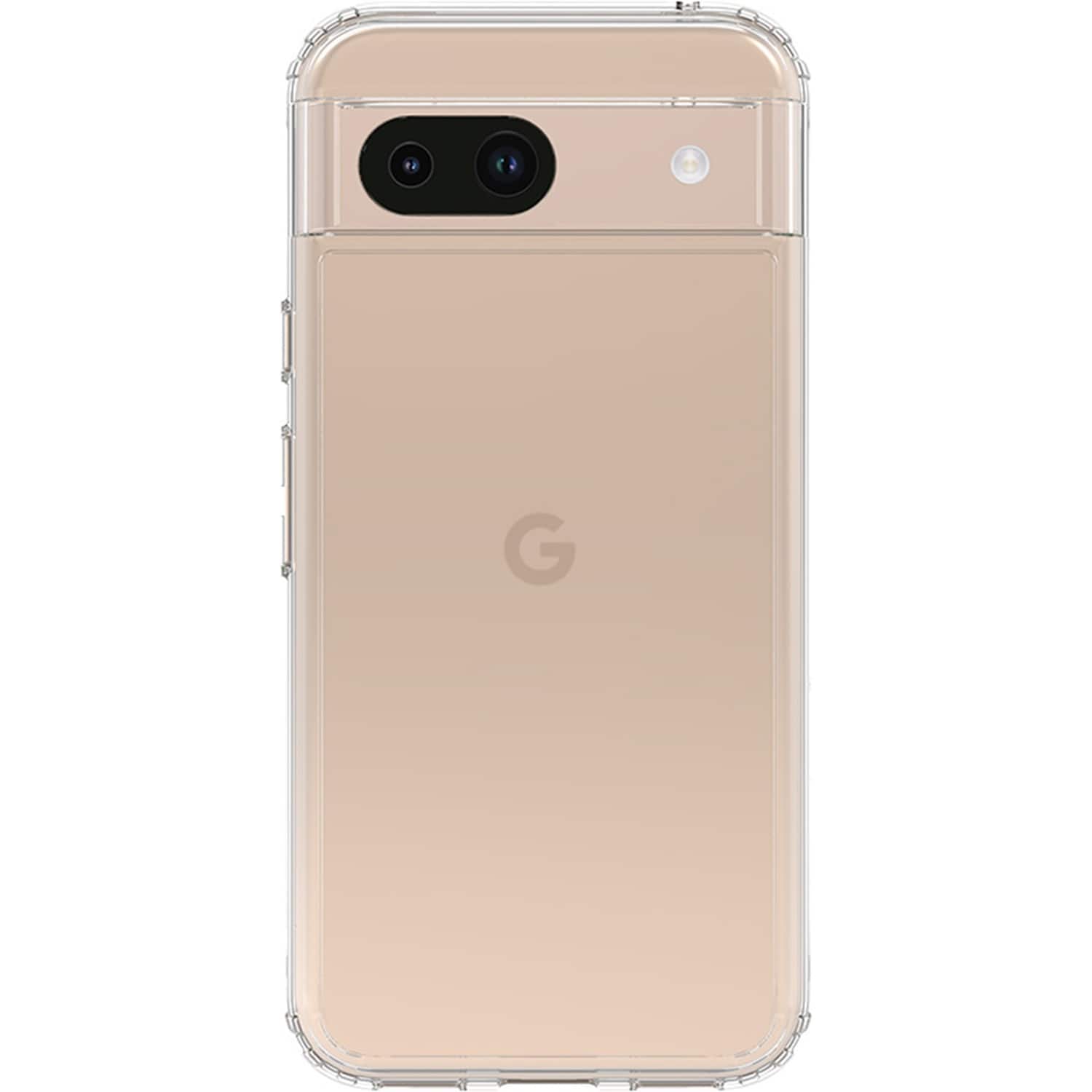 Front. SaharaCase - Inspire Series Hard Shell Case for Google Pixel 8a - Crystal Clear.