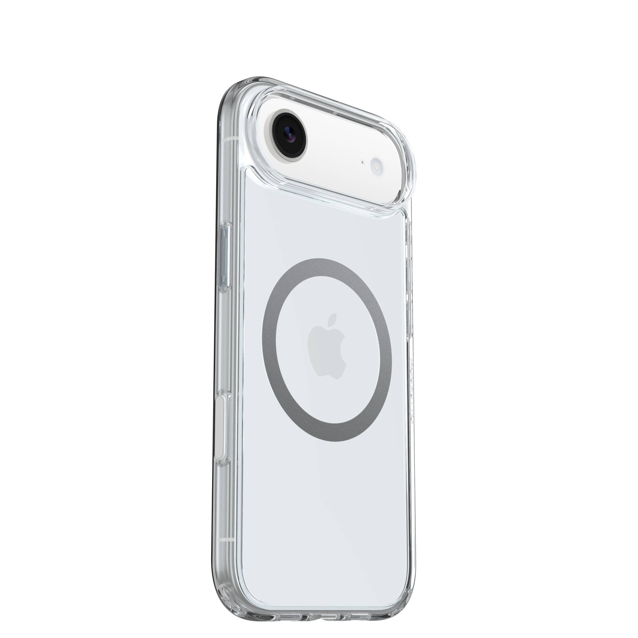 Angle. OtterBox - Symmetry Series Hard Shell for iPhone Air - Clear.