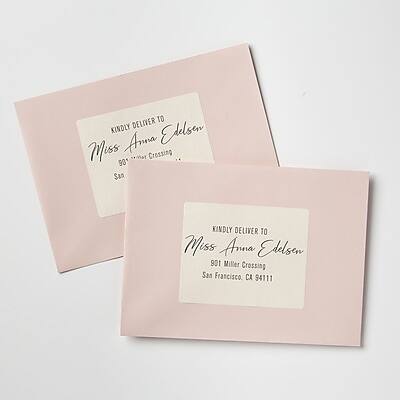 KINDLY DELIVER TO  
Miss Anna Edelson  
901 Miller Crossing  
San Francisco, CA 94111