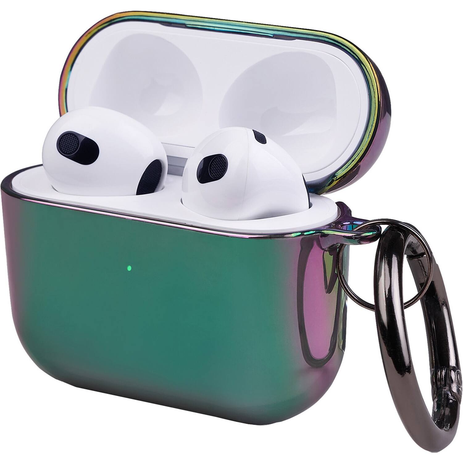 Alt View 12. SaharaCase - Hybrid Flex Case for Apple AirPods 3 (3rd Generation) - Aurora Blue.