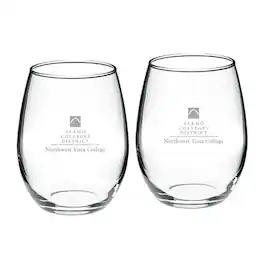 Jardine - NVC Wildcats Two-Piece 21oz. Stemless Wine Glass Set - Multicolor