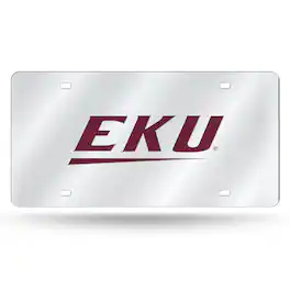Rico Industries - Eastern Kentucky Colonels Mirrored Laser Cut License Plate Laser Tag - Multi