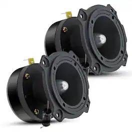 5 CORE - 5Core Tweeters Speakers Car Audio Pair 600W Peak 3.5 Inch Super Bullet Tuiters-TW BLT 180 BLK PAIR - Black