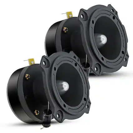 Front. 5 CORE - 5Core Tweeters Speakers Car Audio Pair 600W Peak 3.5 Inch Super Bullet Tuiters-TW BLT 180 BLK PAIR - Black.