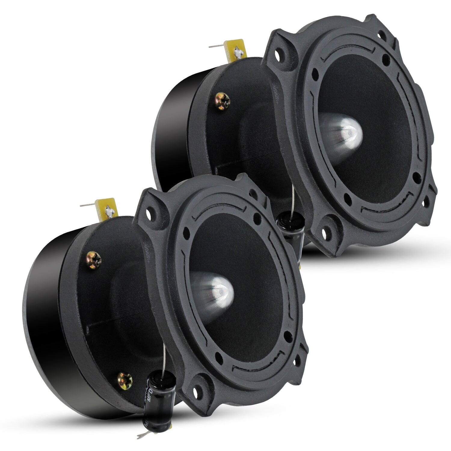 5 CORE - 5Core Tweeters Speakers Car Audio Pair 600W Peak 3.5 Inch Super Bullet Tuiters-TW BLT 180 BLK PAIR - Black