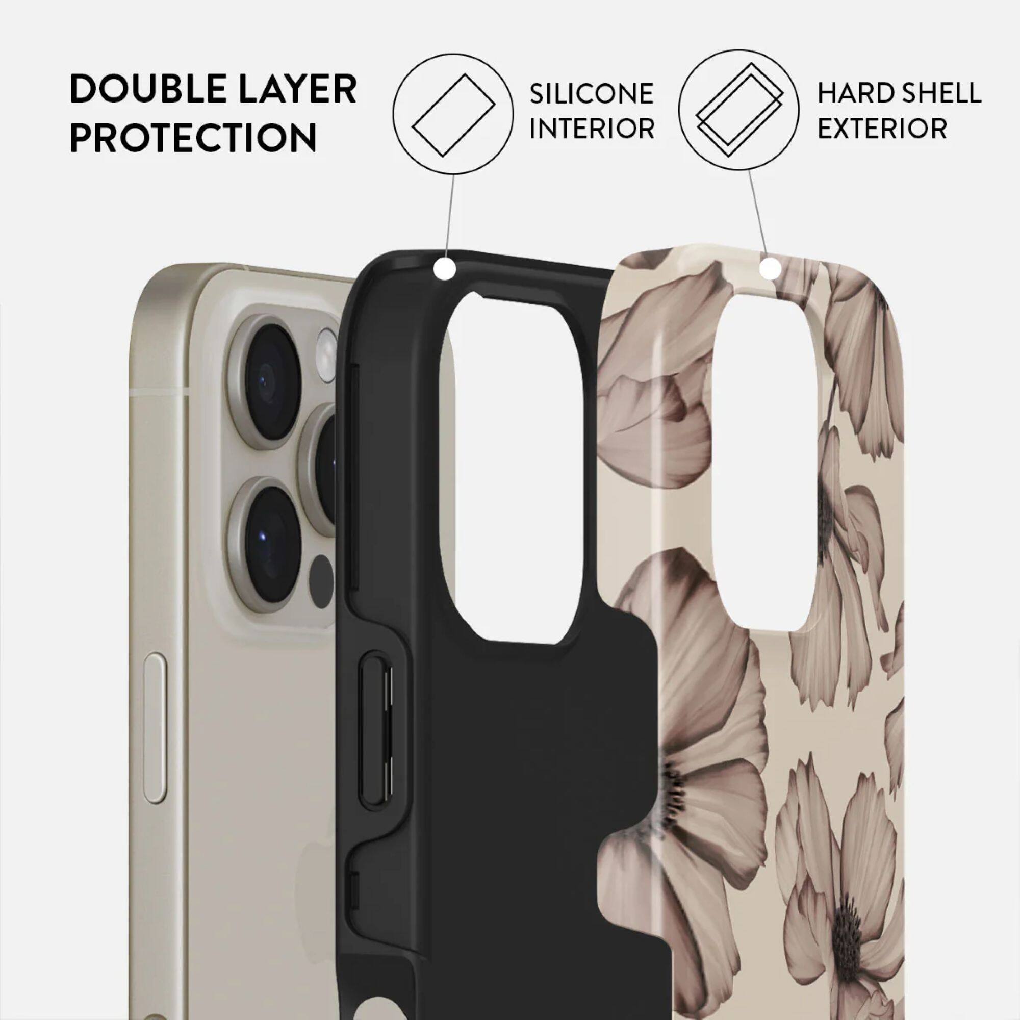 DOUBLE LAYER PROTECTION  
SILICONE INTERIOR  
HARD SHELL EXTERIOR