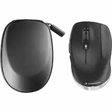 Front. 3Dconnexion - 3Dconnexion CadMouse Compact Wireless - Designed for the Mobile CAD Specialist - Optical - Wireless - Bluetooth - 2.40 - Black.
