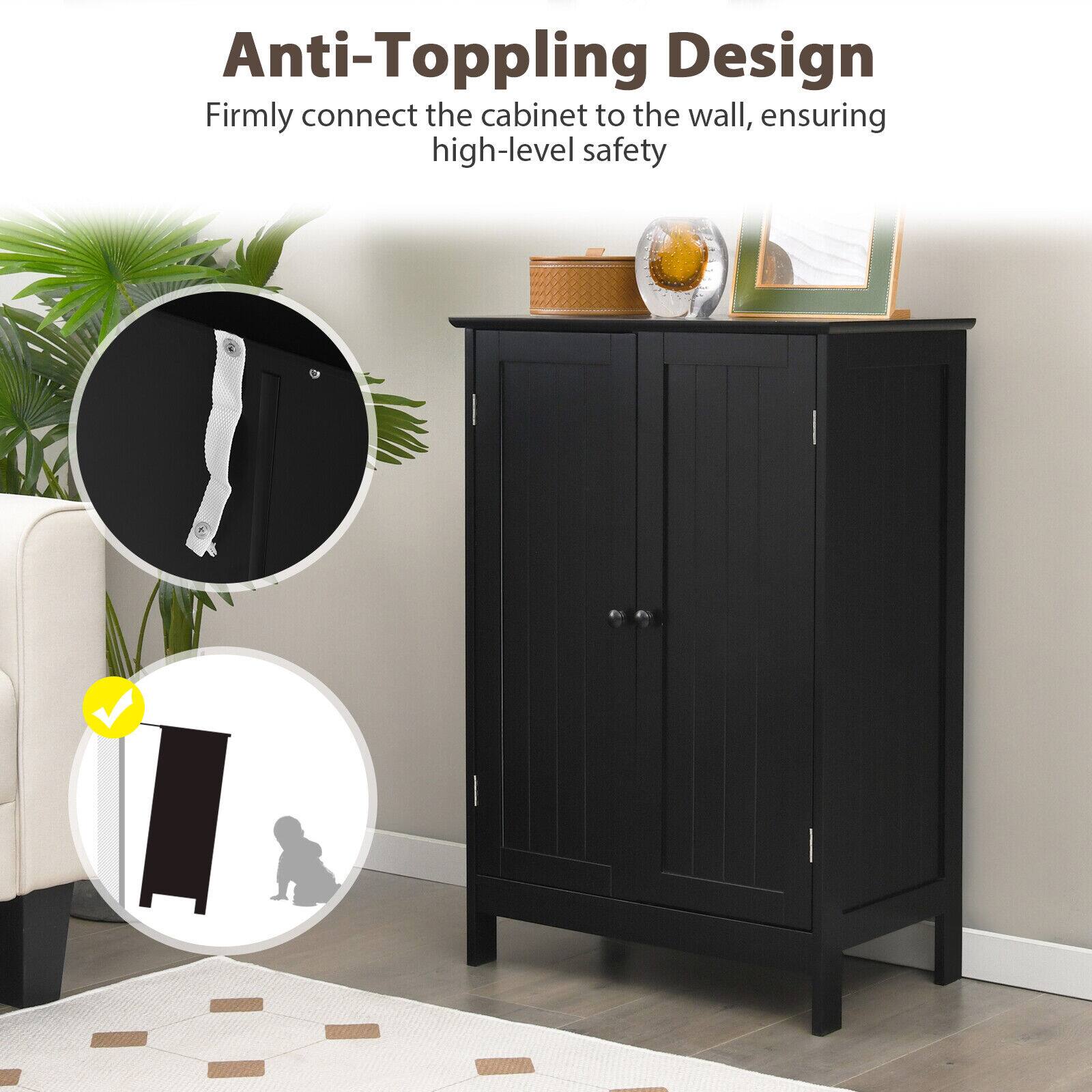 Anti-Toppling Design
Firmly connect the cabinet to the wall, ensuring high-level safety