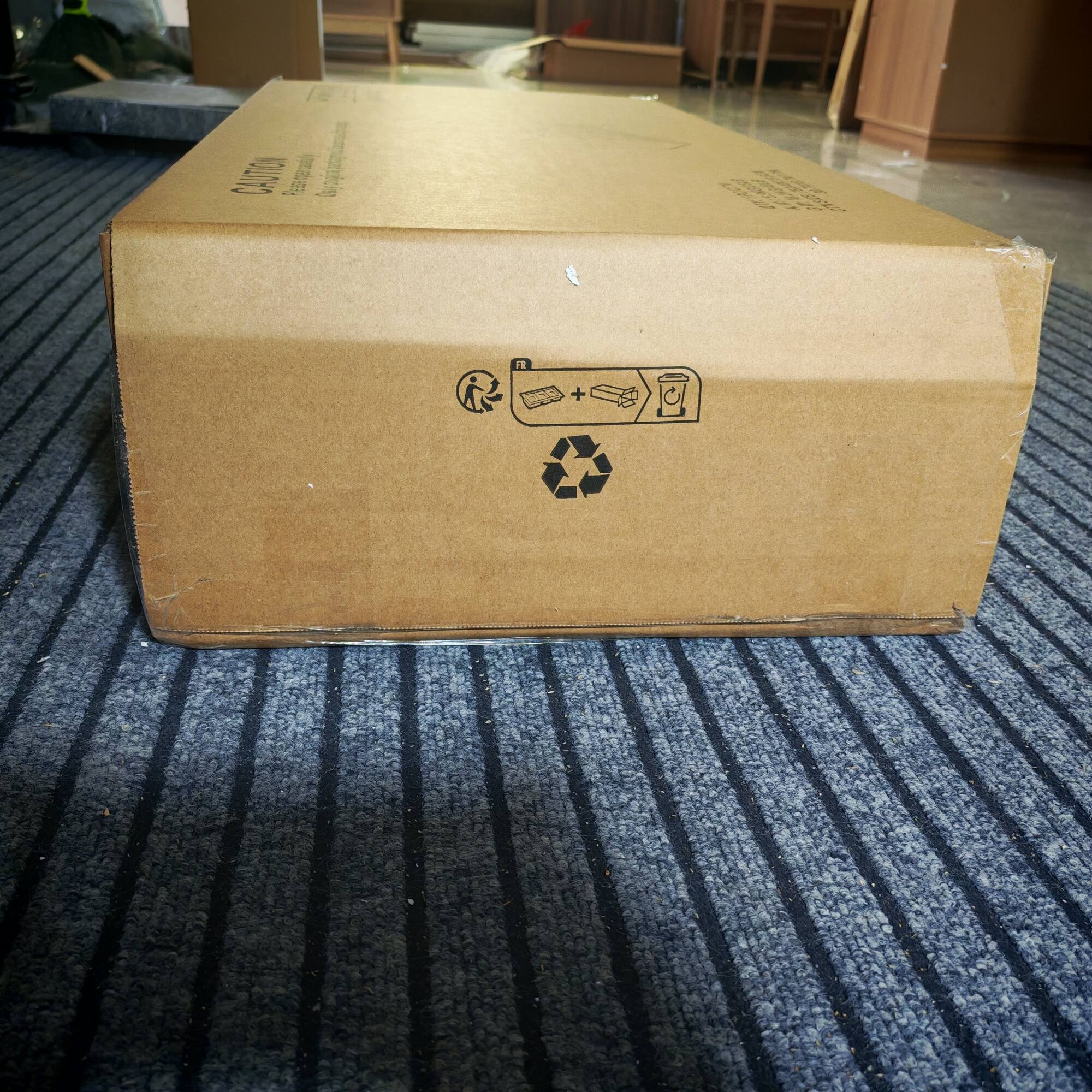 Alt View 2. ELEMENT ACE - Tilting Laundry Hamper Cabinet with Removable Baskets for Organized Home Storage - White.