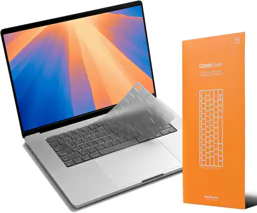 GhostCover ULTRA THIN PREMIUM KEYBOARD PROTECTOR: 1 2 3 W A S Z 4 X C V B N M - in 1 Bad Ghost Co.