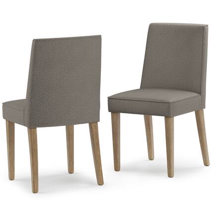 Front. Simpli Home - Bartow Dining Chair ( Set of 2 ) - Taupe.