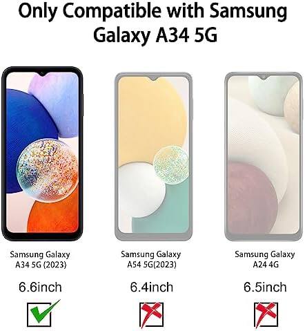 Only Compatible with Samsung Galaxy A34 5G, Samsung Galaxy A34 5G (2023), Samsung Galaxy A24 4G, 6.6inch, 6.4inch, 6.5inch